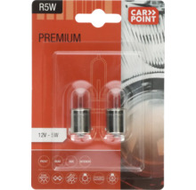 Carpoint R5W Premium Glühbirnen-Set, 12V 5W