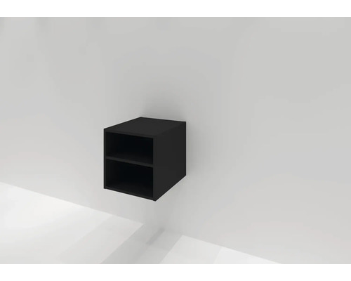 Wandregal Sanox Frozen 40x40x45 cm schwarz matt Wandregal Sanox Frozen 40x40x45 cm schwarz matt