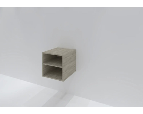Wandregal Sanox Frozen 40x40x45 cm grain oak Wandregal Sanox Frozen 40x40x45 cm grain oak