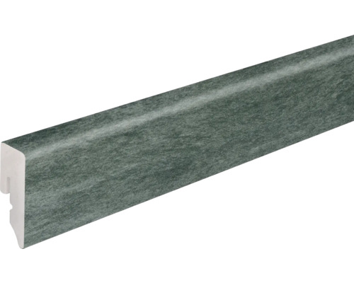 SKANDOR Sockelleiste PVC KU048L Nimbus dark FOFA849 15 x 38,5 x 2400 mm Fußleiste aus Holzwerkstoff