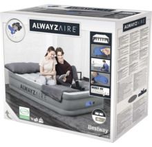 Verpackung einer Alwayszaire Luftmatratze von Bestway mit integrierter Pumpe