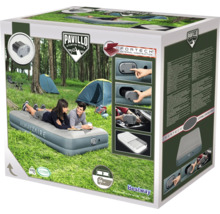 Verpackung einer Bestway Luftmatratze mit Alwaysaire Technologie für Campingausflüge