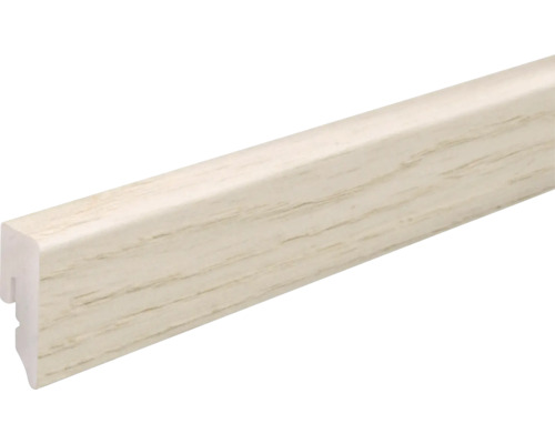 Sockelleiste KU048L 15x39x2400 mm PVC Steamed White Oak