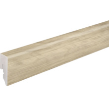 Sockelleiste aus Kunststoff mit Holzdekor