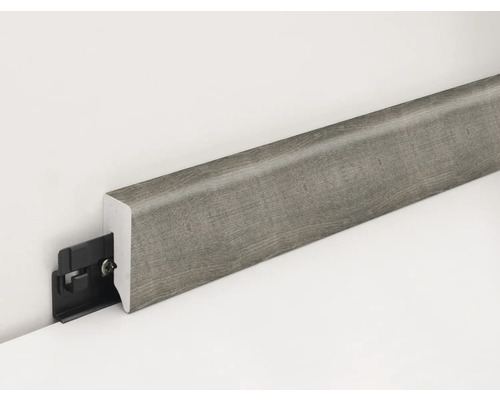 Sockelleiste aus Holz mit Clipbefestigung