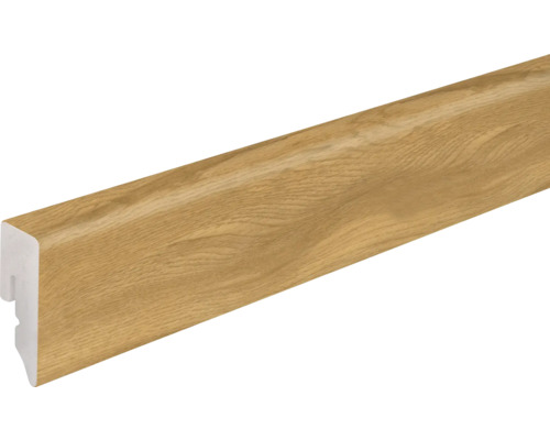 Sockelleiste PVC KU048L Eiche Sierre natur 15x38,5x2400 mm Sockelleiste mit Holzdekor