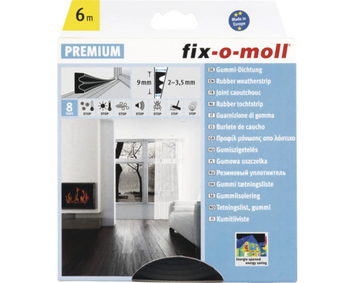 Fix-o-moll Gummidichtung, sechs Meter, Premium