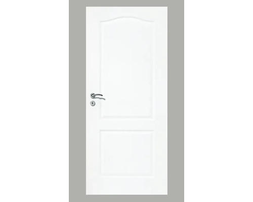 Weiße Innentür mit Türgriff