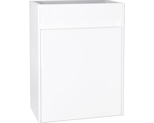 Waschbeckenunterschrank Differnz Hura L 52x39,5x21,5 cm ohne Waschbecken weiß Waschbeckenunterschrank für Badezimmer