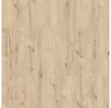 Helle Laminatboden-Ansicht mit Holzstruktur.