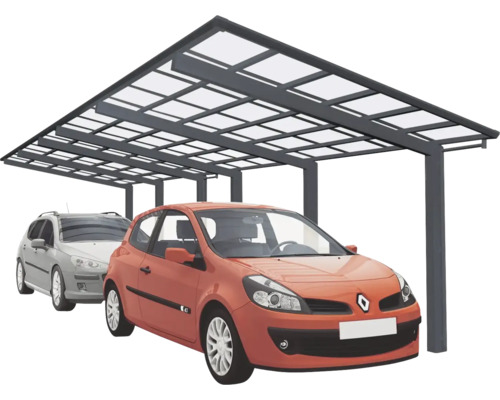 Doppelcarport Ximax Linea Typ 110 Tandem Aluminium eloxiert 272,6x982,6 cm schwarz Doppelcarport Ximax Linea Typ 110 Tandem Aluminium eloxiert 272,6x982,6 cm schwarz