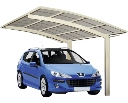 Auto unter einem Carport