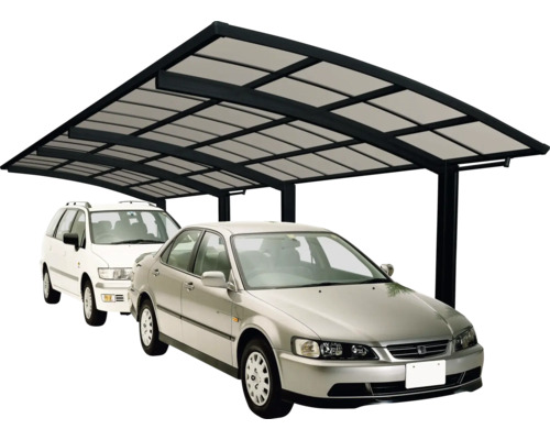 Doppelcarport Ximax Portoforte Typ 80 Tandem Aluminium eloxiert 270,4x982,6 cm schwarz