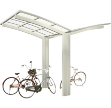 Fahrradunterstand mit Fahrrädern