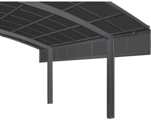 Seitenwand für Carport Ximax 500 cm schwarz Seitenwand für Carport Ximax 500 cm schwarz