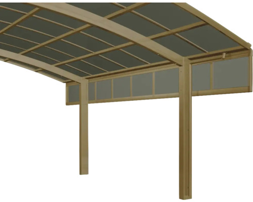 Seitenwand für Carport Ximax 500 cm bronze Seitenwand für Carport Ximax 500 cm bronze