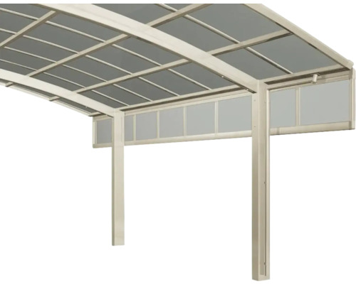 Seitenwand für Carport Ximax 500 cm Edelstahl-Look Seitenwand für Carport Ximax 500 cm Edelstahl-Look