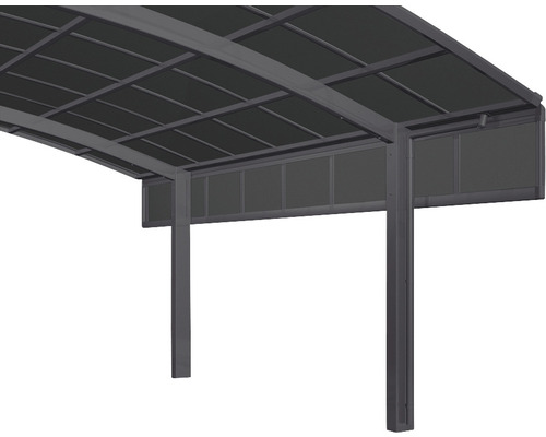 Seitenwand für Carport Ximax 100 cm schwarz Seitenwand für Carport Ximax 100 cm schwarz