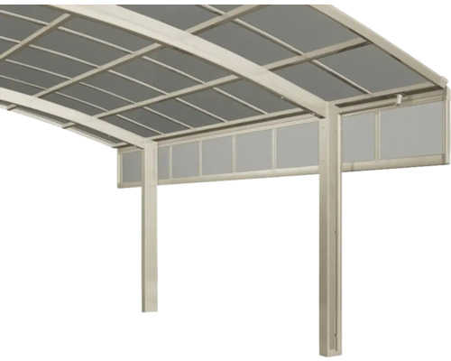 Seitenwand für Carport Ximax 100 cm Edelstahl-Look Seitenwand für Carport Ximax 100 cm Edelstahl-Look