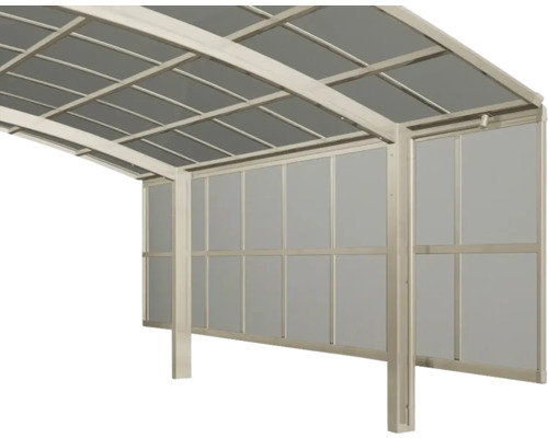Seitenwand für Carport Ximax 150 cm Edelstahl-Look Seitenwand für Carport Ximax 150 cm Edelstahl-Look