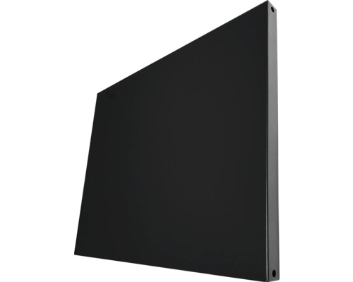 Schwarze Heizkörperverkleidung zur Wandmontage