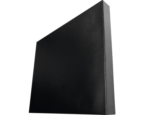 Schwarzer Briefkasten aus Stahl