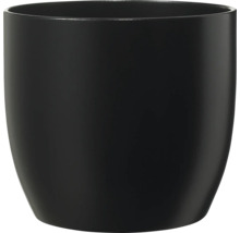 Schwarzer Pflanztopf