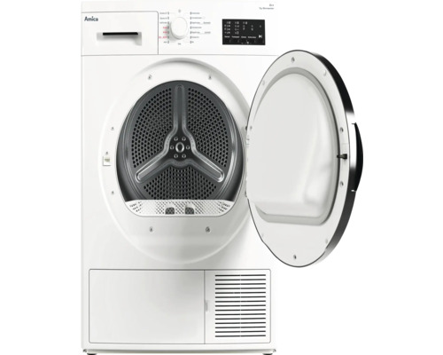 Geöffnete weiße Waschmaschine von Amica