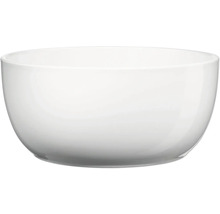 Weiße Salatschüssel aus Keramik