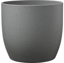 Runder Pflanztopf aus Kunststoff