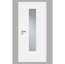 Innentüre DONAU Soft Plus stumpf weiß inkl. Lichtausschnitt (ohne Glas) 97,2x201,6 cm rechts-thumb-0