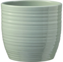 Keramik Blumentopf mit Rillenmuster