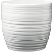 Keramik Pflanztopf mit horizontalem Rillenmuster