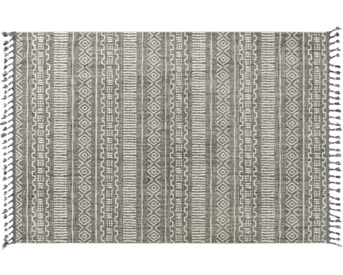 Teppich Ravenna Aztekenm grau 160x230 cm
