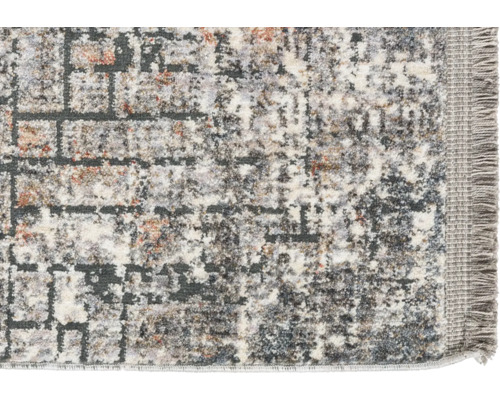 Detailansicht eines gemusterten Teppichs