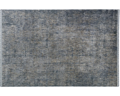 Teppich Sarezzo Gitter blau 133x190 cm