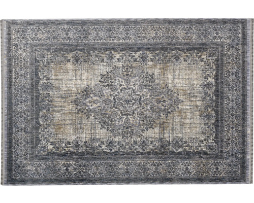 Teppich Sarezzo Bordüre blau 133x190 cm