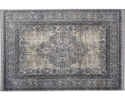Teppich Sarezzo Bordüre blau 80x150 cm