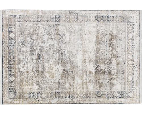 Teppich. Positano Bord. beige/blau 160x230 cm