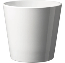 Weißer Keramik Blumentopf