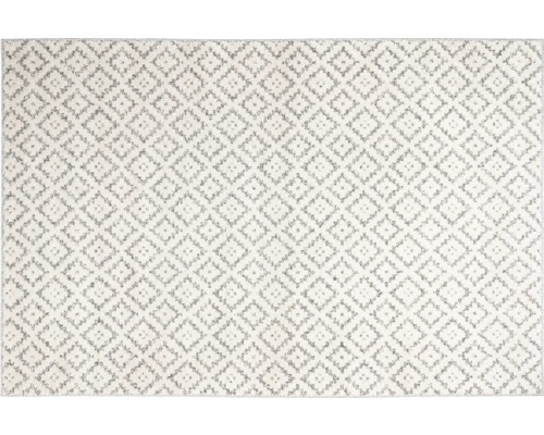 Outdoorteppich Solero Quadrate creme/grau 80x150 cm