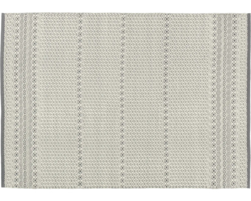 Teppich Morrelino Rauten grau/weiss 170x240 cm