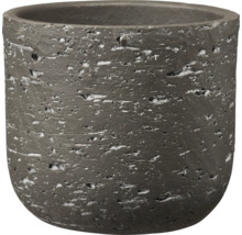 Runder Pflanztopf aus Keramik mit strukturierter Oberfläche