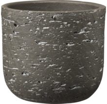 Runder Pflanztopf mit strukturierter Oberfläche