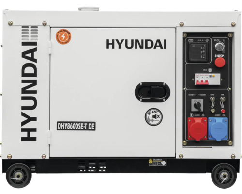 Stromerzeuger Generator HYUNDAI DHY8600SE-T Diesel 500 cm³ 6000 W