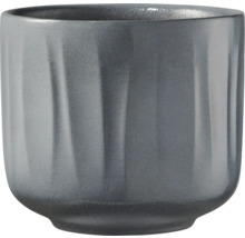 Keramik Blumentopf mit gerippter Oberfläche