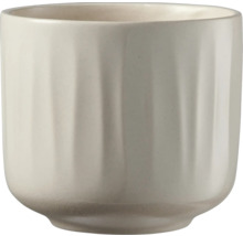 Keramik Blumentopf mit Rillenmuster