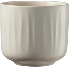 Keramik Pflanztopf mit gerippter Oberfläche