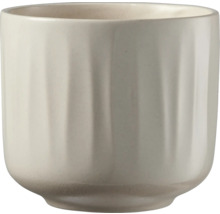 Keramik Blumentopf mit Rillenmuster