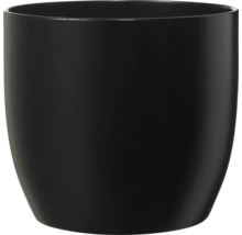 Schwarzer Pflanztopf
